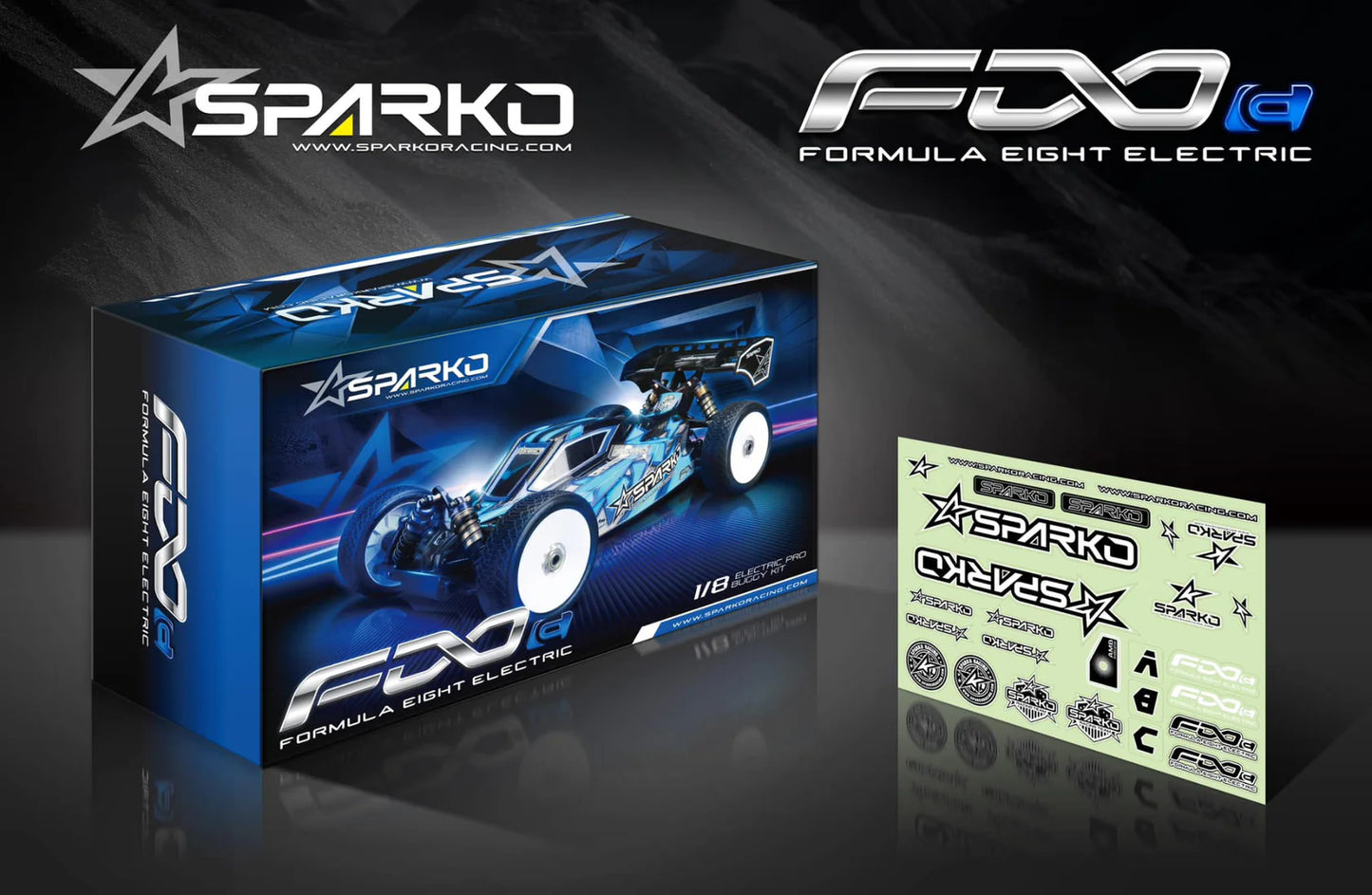 Sparko F8E Electric 1/8 scale buggy kit